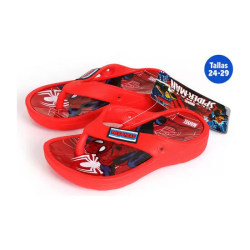 CHANCLAS VERANO INFANTILES SPIDERMAN TALLA 26