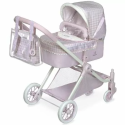 COCHE MUÑECA 3 X 1 XL NIZA 45X80X81 CM CON BOLSO Y ALMOHADA.