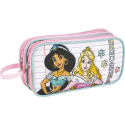 ESTUCHE PORTATODO 2 COMPARTIMENTOS PRINCESS PINK