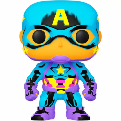 FIGURA POP MARVEL CAPTAIN AMERICA BLACK LIGHT EXCLUSIVE