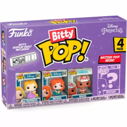 BLISTER 4 FIGURAS BITTY POP DISNEY PRINCESAS RAPUNZEL