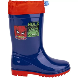 BOTAS LLUVIA PVC MARVEL BLUE