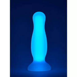 RADIANT SOFT - PLUG BRILLANTE DE SILICONA AZUL