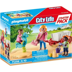 PLAYMOBIL CITY LIFE STARTER PACK EDUCADORA CON CARRITO