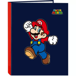 CARPETA FOLIO 4 ANI.MIXTAS SUPER MARIO 