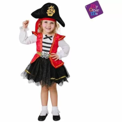 DISFRAZ PIRATA CARIBEÑA TALLA 3-4 Y