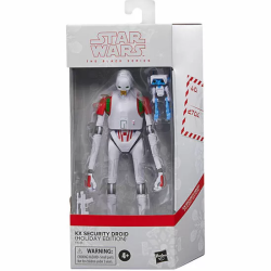 FIGURA KX SECURITY DROID HOLIDAY EDITION STAR WARS 15CM