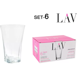 SET 6 VASOS REFRESCO 350CC TRUVA