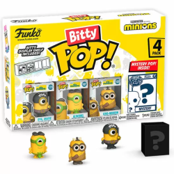 BLISTER 4 FIGURAS BITTY POP MINIONS SERIES 1