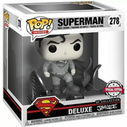 SET FIGURA POP & TEE DC COMICS JIM LEE SUPERMAN EXCLUSIVE