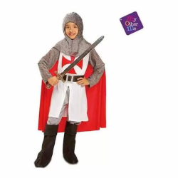 DISFRAZ CABALLERO MEDIEVAL CON CAPA TALLA 5-6 Y