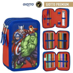 PLUMIER CON ACCESORIOS GIOTTO AVENGERS