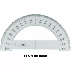 REGLA SEMICIRCULO - TRANSPORTADOR DE ANGULOS