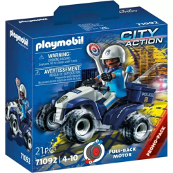 PLAYMOBIL ACTION POLICÍA SPEED QUAD