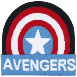 GORRO CON APLICACIONES AVENGERS CAPITAN AMERICA BLUE