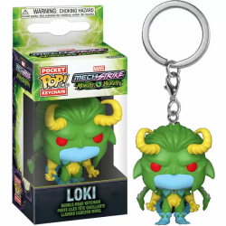 LLAVERO POCKET POP MARVEL MONSTER HUNTERS LOKI