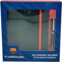 SET AGENDA + BOLIGRAFO FC BARCELONA