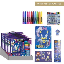 SET PAPELERÍA COLOREABLE DISPLAY SONIC PRIME