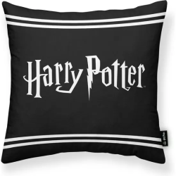 FUNDA DE COJÍN 100% ALGODÓN 45X45CM MODELO HARRY POTTER BLACK A