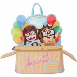 MOCHILA SPIRIT OF ADVENTURE 15TH ANNIVERSARY UP DISNEY PIXAR LOUNGEFLY 26CM