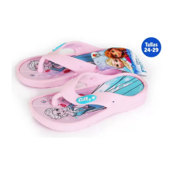 CHANCLAS VERANO INFANTILES FROZEN ROSA TALLA 27