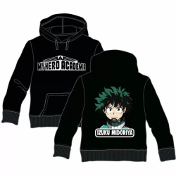 SUDADERA CAPUCHA IZUKU MIDORIYA MY HERO ACADEMIA ADULTO