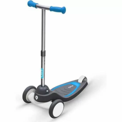 PATINETE TRES RUEDAS NEW SCOTTER MIKA QPLAY PLAY AZUL CON LUCES LED.73X55X29.50 CM