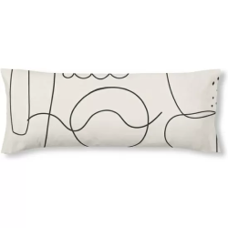 FUNDA DE ALMOHADA 100% ALGODÓN MODELO BURDEOS DE 90 CM