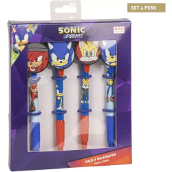 BOLÍGRAFO PACK X4 SONIC PRIME MULTICOLOR