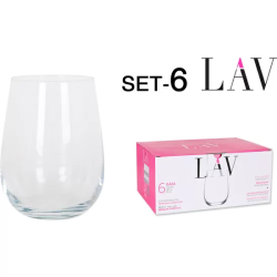 SET 6 VASOS 590CC GAIA