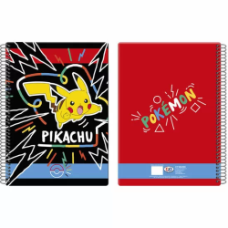 CUADERNO A4 PIKACHU POKEMON