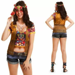 CAMISETA HIPPIE GIRL M