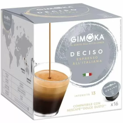 ESPRESSO DECISO GIMOKA DOLCE GUSTO COMPATIBLE 16 CÁPSULAS