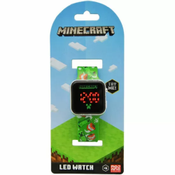 RELOJ MINECRAFT LED