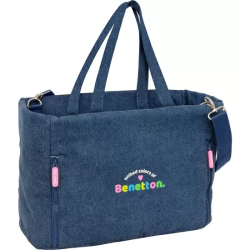 BOLSO CON BOLSILLO PARA PORTATIL 14,1 BENETTON 