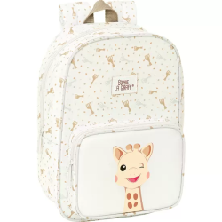 MOCHILA INFANTIL RECIC Y REPELENTE AGUA SOPHIE LA GIRAFE HONEY