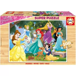 PRINCESAS DISNEY PUZZLE MADERA 100 PZAS