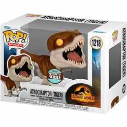 FIGURA POP JURASSIC WORLD 3 ATROCIRAPTOR TIGER EXCLUSIVE