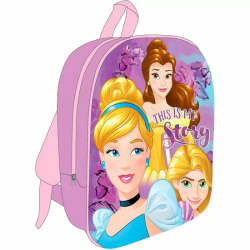 MOCHILA 3D PRINCESAS DISNEY 30CM