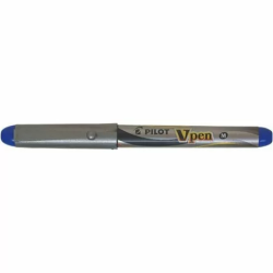 PLUMA DESECHABLE VPEN SILVER AZUL PILOT SVP-4M-L TAMAÑO - AZUL