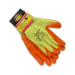 GUANTES DE PUNTO DE ALGODÓN RECUBIERTOS DE LÁTEX- TALLA L