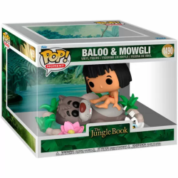 FIGURA POP MOMENT DISNEY EL LIBRO DE LA SELVA BALOO & MOWGLI