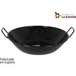 PAELLERA HONDA BORDONADA 45CM-12,2L JASPEADA