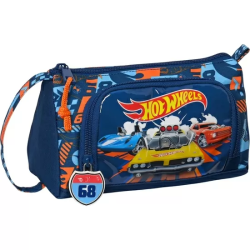 PORTATODO CON BOLSILLO DESPLEGABLE LLENO HOT WHEELS 