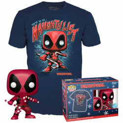 SET FIGURA POP & TEE MARVEL DEADPOOL