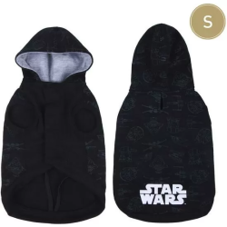 SUDADERA PARA PERRO S COTTON BRUSHED STAR WARS DARTH VADER BLACK