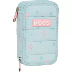 PLUMIER DOBLE PQÑO 28 PCS MOOS 