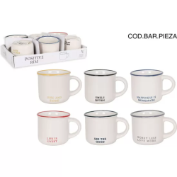 TAZA CAFE EXPRESO 90CC POSITIVE RIM