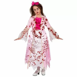 DISFRAZ PRINCESA SANGRIENTA 5-6 AÑOS (DIADEMA Y VESTIDO.)