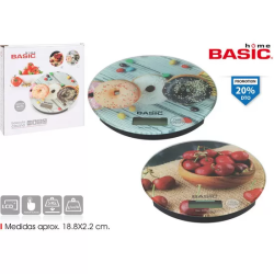 BASCULA COCINA DIGITAL 5KG RED.DEC. BASIC